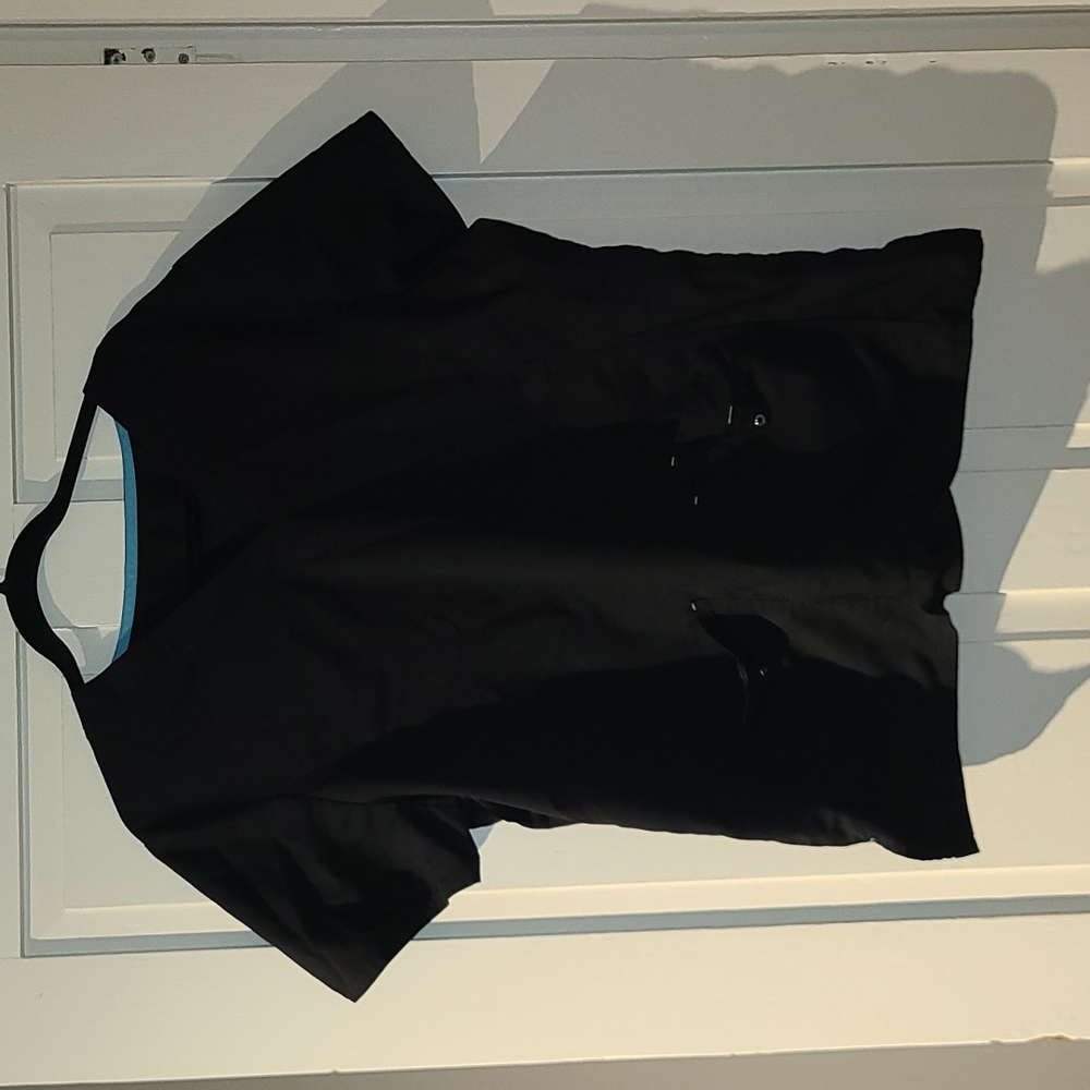 SET OF 5 Black Scrub Tops
